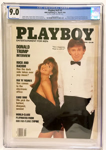 Playboy Magazine March 1990 CGC 9.0 - Donald Trump & Brandi Brandt cover