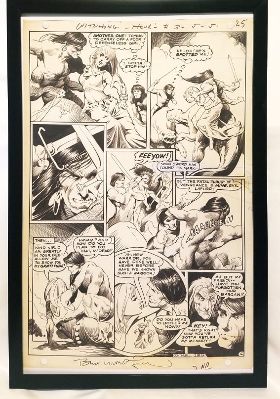 Witching Hour #3 pg. 6 by Bernie Wrightson 11x17 FRAMED Original Art Poster DC Comics