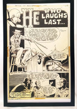Load image into Gallery viewer, House of Mystery #221 pg. 1 by Bernie Wrightson 11x17 FRAMED Original Art Poster DC Comics
