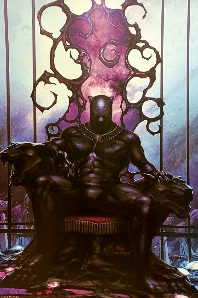 Black Panther by Inhyuk Lee 9.5x14.25 Art Print Marvel Comics Poster