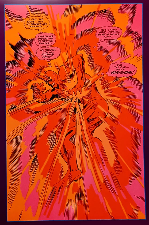 Daredevil by Gene Colan 20x30 Black Light Art Marvel Comics Poster Third Eye Print