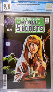 House of Secrets #92 Facsimile Edition CGC 9.8 - 1st Swamp Thing (DC Comics)