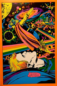 Thor by Jack Kirby 20x30 Black Light Art Marvel Comics Poster Third Eye Print