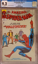 Load image into Gallery viewer, Amazing Spider-Man #10 German Facsimile Edition CGC 9.2 - 1st Enforcers (Marvel Comics)
