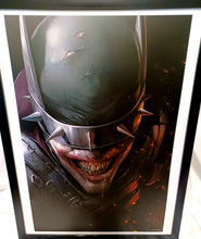 Load image into Gallery viewer, Batman Who Laughs by Francesco Mattina FRAMED 12x16 Art Print DC Comics Poster

