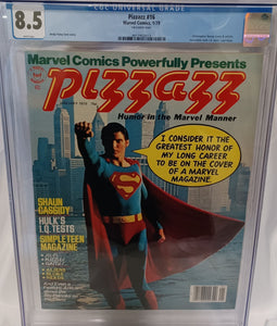 Pizzazz Magazine #16 Jan 1979 CGC 8.5 - Crazy Superman on a Marvel Comic cover!