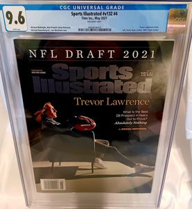Sports Illustrated May 2021 CGC 9.6 - Trevor Lawrence NFL Draft Jacksonville Jaguars