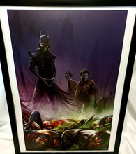 Load image into Gallery viewer, Batman Who Laughs by Francesco Mattina FRAMED 12x16 Art Print DC Comics Poster
