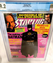 Load image into Gallery viewer, Starlog Magazine #145 Aug 1989 CGC 9.2 - 89 Batman cover, highest on census!
