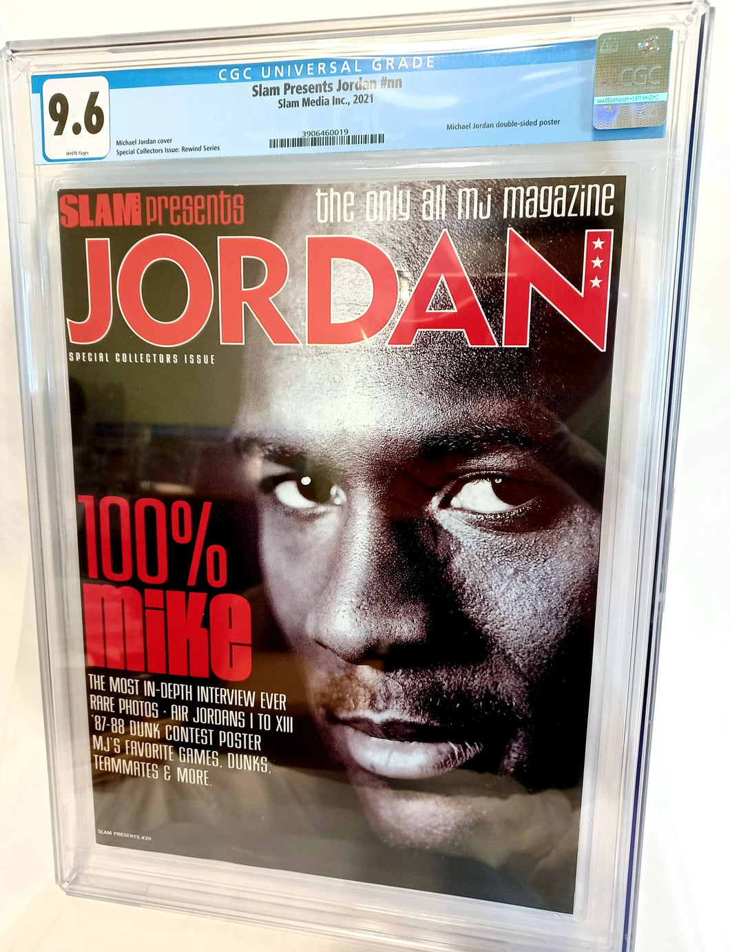 SLAM presents JORDAN Magazine CGC 9.6 - Michael Jordan Chicago Bulls cover