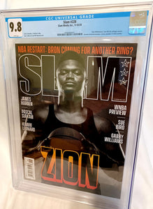 SLAM Magazine #228 CGC 9.8 - Zion Williamson Rookie Cover RC, Highest on census