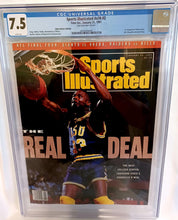 Load image into Gallery viewer, Sports Illustrated Jan 21, 1991 Magazine CGC 7.5 - Shaq Shaquille O&#39;Neal First Cover RC
