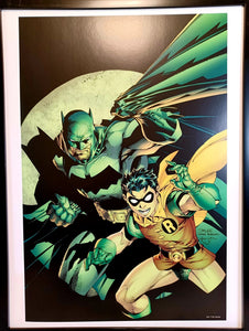 Batman and Robin by Jim Lee FRAMED 12x16 Art Print DC Comics Poster