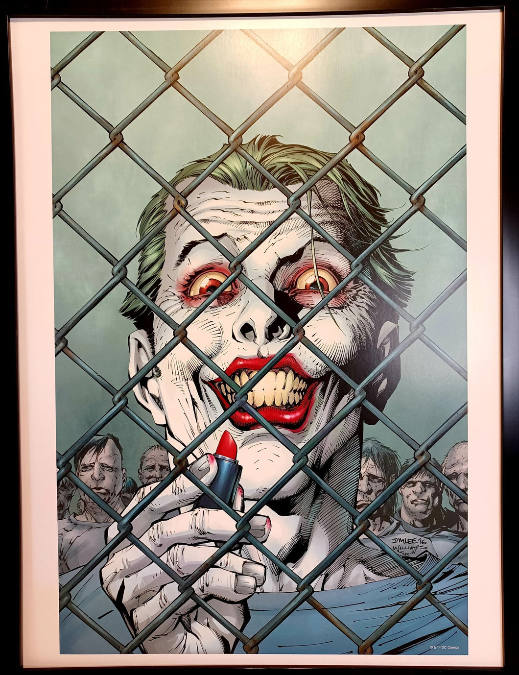 Joker by Jim Lee FRAMED 12x16 Art Print DC Comics Poster