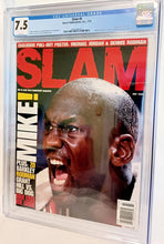 Load image into Gallery viewer, SLAM #6 July 1995 Magazine CGC 7.5 - Michael Jordan cover Newsstand

