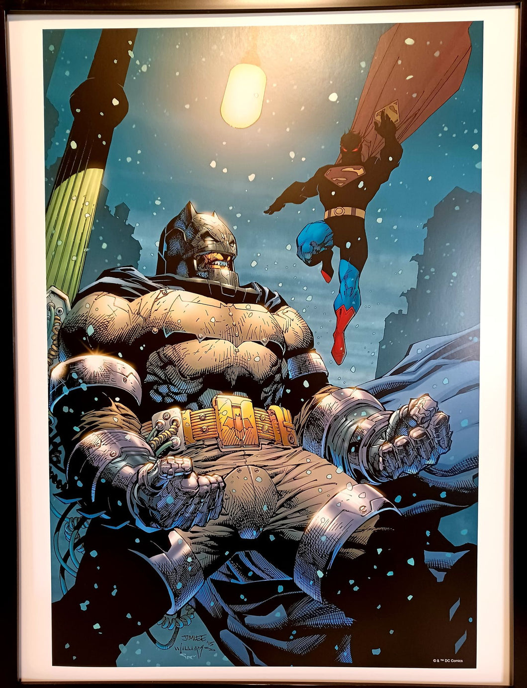 Batman the Dark Knight Returns by Jim Lee FRAMED 12x16 Art Print DC Comics Poster