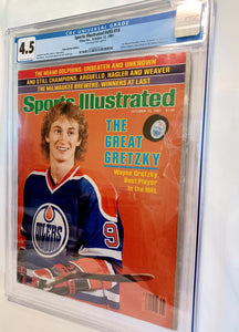 Sports Illustrated Oct 12, 1981 Magazine CGC 4.5 - Wayne Gretzky First Cover RC