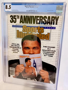 Sports Illustrated Nov 15, 1989 Magazine CGC 8.5 - Muhammad Ali Cover Newsstand