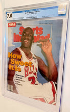Load image into Gallery viewer, Sports Illustrated June 22, 1992 Magazine CGC 7.0 - Michael Jordan cover Newsstand
