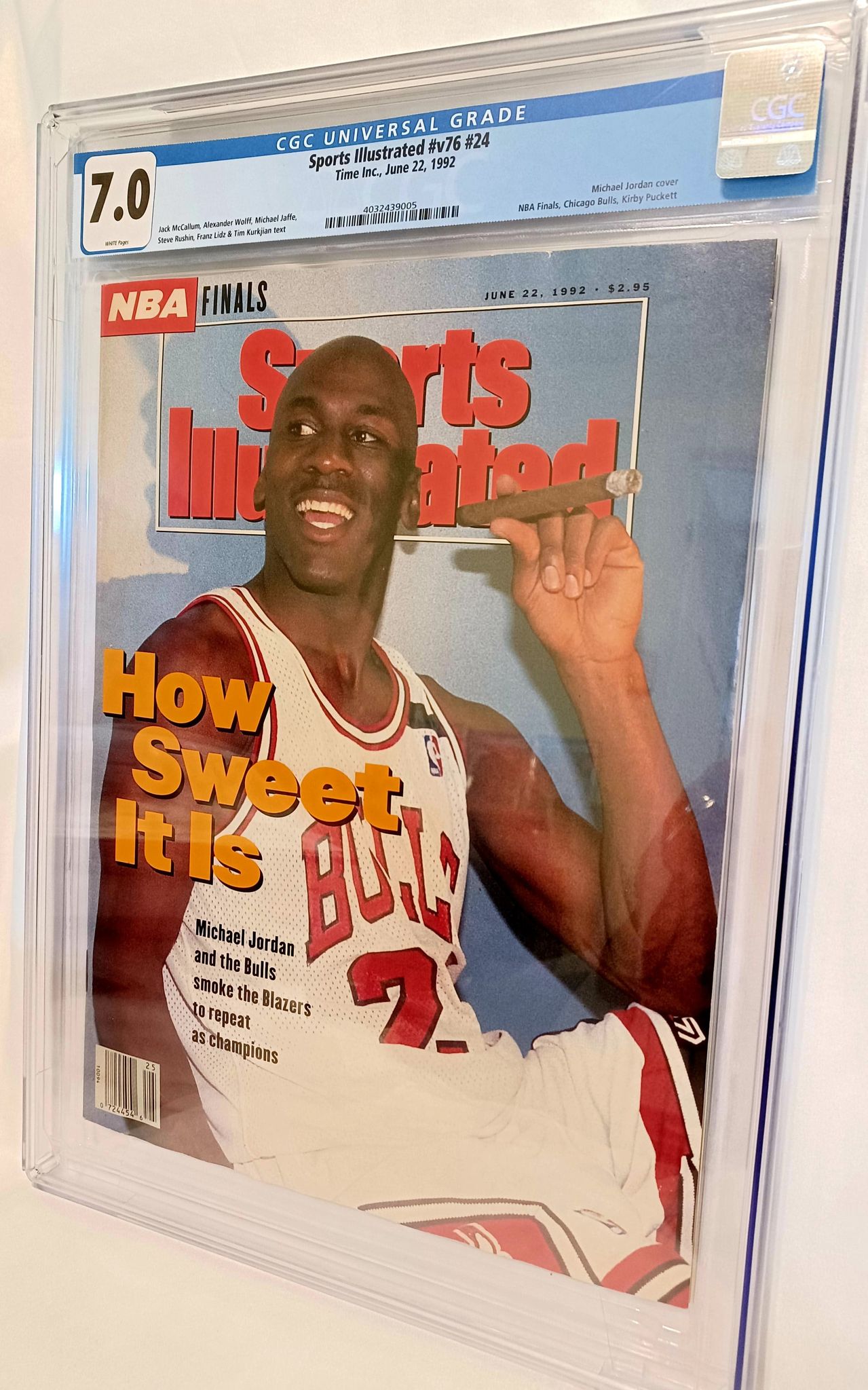Sports Illustrated June 22, 1992 Magazine CGC 7.0 - Michael Jordan