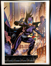 Load image into Gallery viewer, Catwoman and Batman by Jim Lee FRAMED 12x16 Art Print DC Comics Poster
