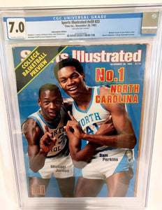 Sports Illustrated Nov 28, 1983 Magazine CGC 7.0 - Michael Jordan First Cover RC