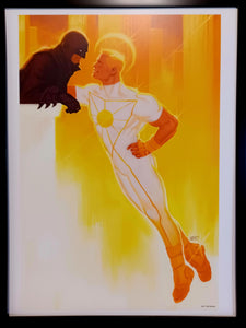 Apollo & Midnighter by David Talaski FRAMED 12x16 LGBTQ Art Print DC Gay Pride Comics Poster