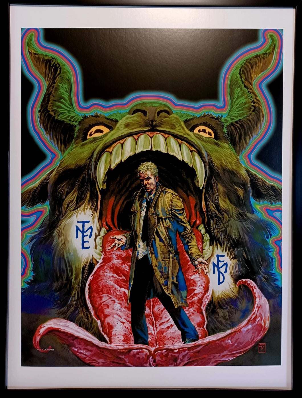 John Constantine Hellblazer by J.H. Williams III FRAMED 12x16 Art Print DC Comics Poster