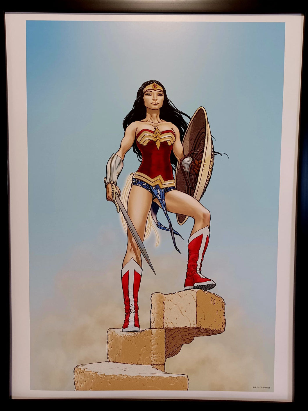 Wonder Woman by Frank Quitely FRAMED 12x16 Art Print DC Comics Poster