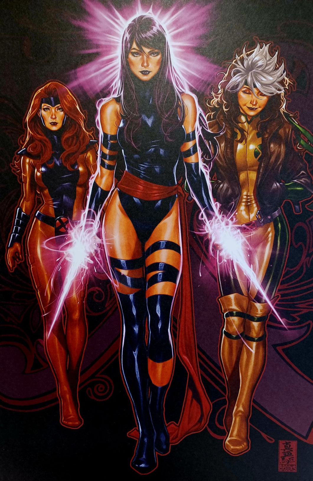 Psylocke, Rogue & Jean Grey by Mark Brooks 9.5x14.25 Art Poster Print New Marvel Comics
