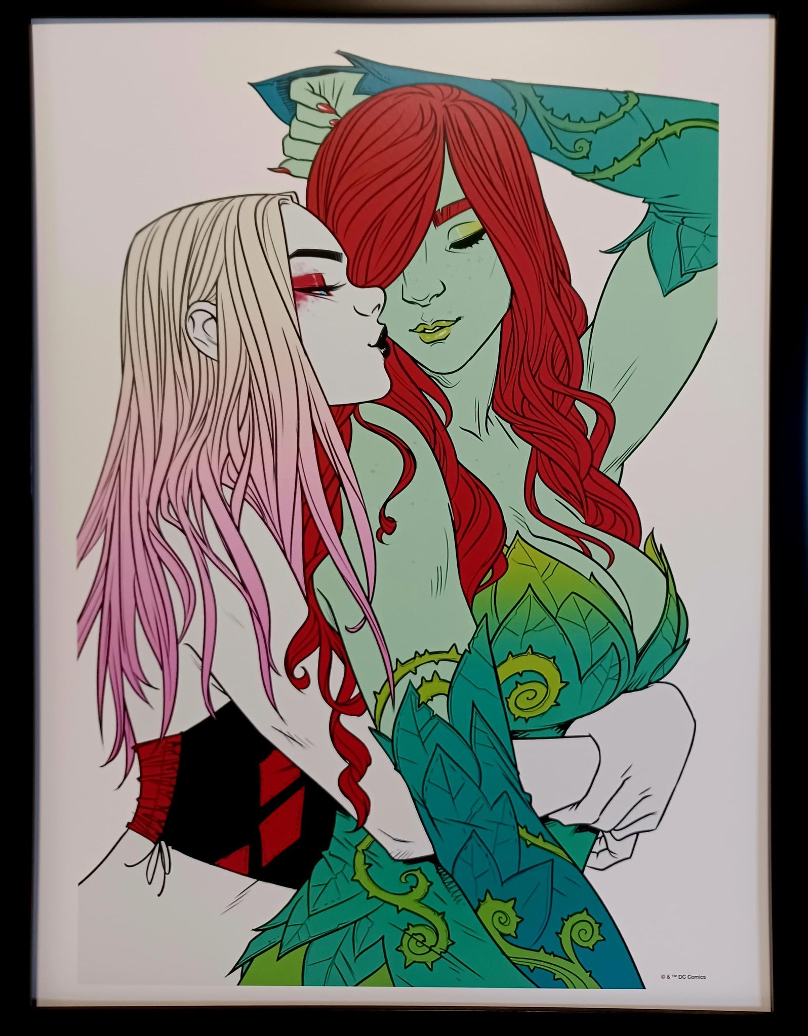 Harley Quinn Poison Ivy by Sophie Campbell FRAMED 12x16 LGBTQ Art Prin –  GrantsComics