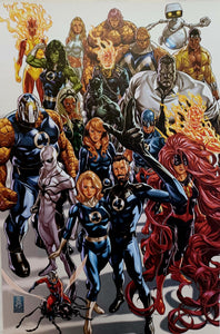 Fantastic Four by Mark Brooks 9.5x14.25 Art Poster Print New Marvel Comics