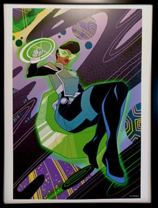 Jo Mullein Green Lantern by Brittney Williams FRAMED 12x16 Art Print DC Comics Poster