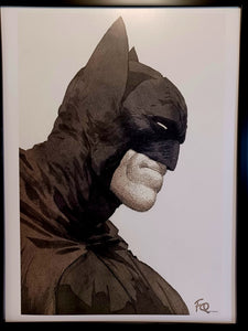 Batman by Frank Quitely FRAMED 12x16 Art Print DC Comics Poster