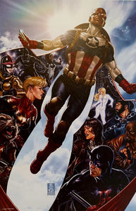 Sam Wilson Captain America by Mark Brooks 9.5x14.25 Art Poster Print New Marvel Comics