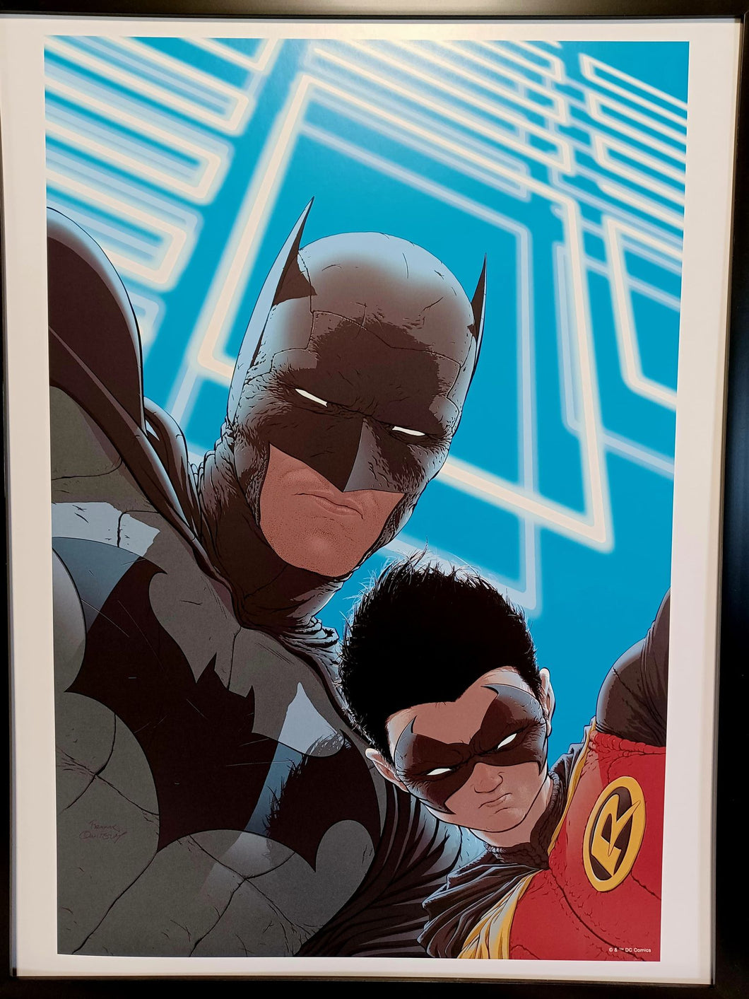 Batman and Robin by Frank Quitely FRAMED 12x16 Art Print DC Comics Poster