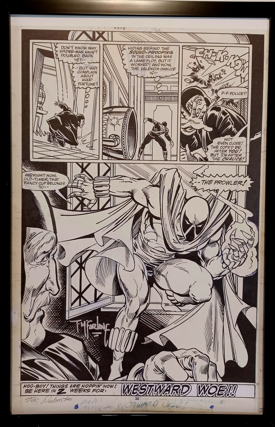 Amazing Spider-Man #304 pg. 22 by Todd McFarlane 11x17 FRAMED Original Art Print Comic Poster