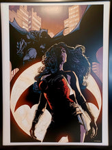Load image into Gallery viewer, Wonder Woman &amp; Batman by Joelle Jones FRAMED 12x16 Art Print DC Comics Poster

