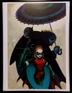 Batgirl & Robin by James Jean FRAMED 12x16 Art Print DC Comics Poster