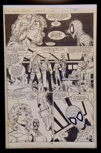 Amazing Spider-Man #301 pg. 21 by Todd McFarlane 11x17 FRAMED Original Art Print Comic Poster