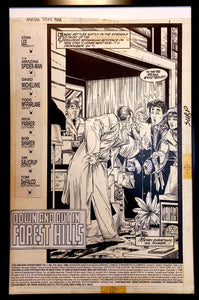 Amazing Spider-Man #314 pg. 1 by Todd McFarlane 11x17 FRAMED Original Art Print Comic Poster