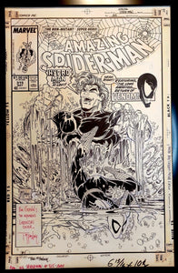 Amazing Spider-Man #315 by Todd McFarlane 11x17 FRAMED Original Art Print Comic Poster
