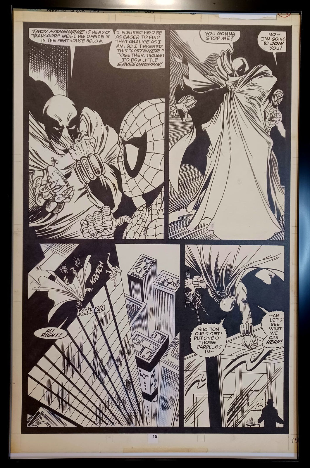 Amazing Spider-Man #305 pg. 15 by Todd McFarlane 11x17 FRAMED Original Art Print Comic Poster