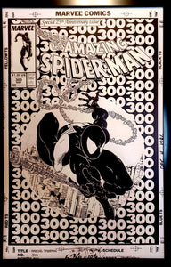 Amazing Spider-Man #300 by Todd McFarlane 11x17 FRAMED Original Art Print Comic Poster