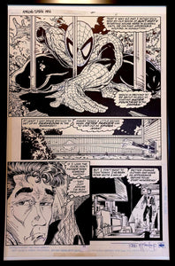 Amazing Spider-Man #315 pg. 8 by Todd McFarlane 11x17 FRAMED Original Art Print Comic Poster