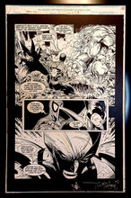 Load image into Gallery viewer, Spider-Man #12 pg. 6 by Todd McFarlane 11x17 FRAMED Original Art Print Comic Poster
