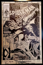 Load image into Gallery viewer, Spider-Man #2 by Todd McFarlane 11x17 FRAMED Original Art Print Comic Poster
