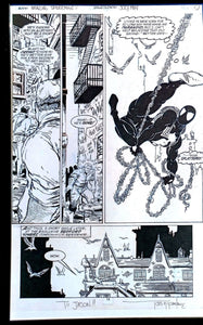 Amazing Spider-Man #300 pg. 11 by Todd McFarlane 11x17 FRAMED Original Art Print Comic Poster
