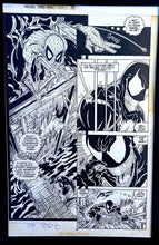 Load image into Gallery viewer, Amazing Spider-Man #317 pg. 19 by Todd McFarlane 11x17 FRAMED Original Art Print Comic Poster
