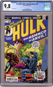 Incredible Hulk Facsimile Edition #182 CGC 9.8 - 2nd app of Wolverine, 1st Hammer Anvil